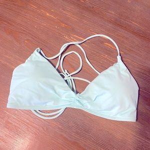 Mint Roxy bikini top